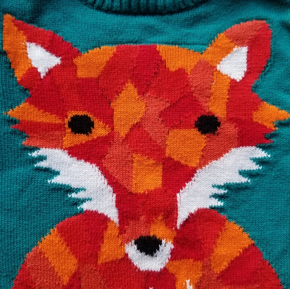 H&M euc/vguc fox sweater 2-4 years - Picture 12 of 14
